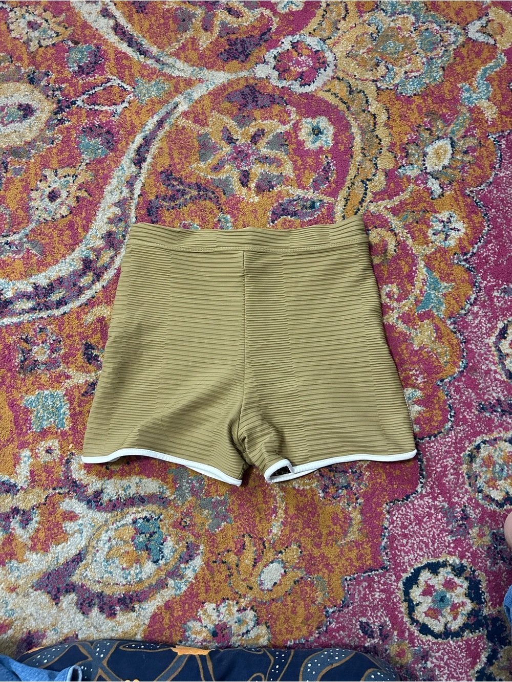 acacia swimwear Ribbed High-Waist with White Trim
